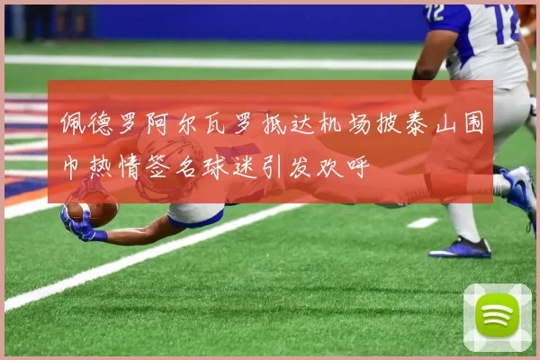 佩德罗阿尔瓦罗抵达机场披泰山围巾热情签名球迷引发欢呼